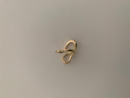 Semi-Infinity Gold-Plated Ring